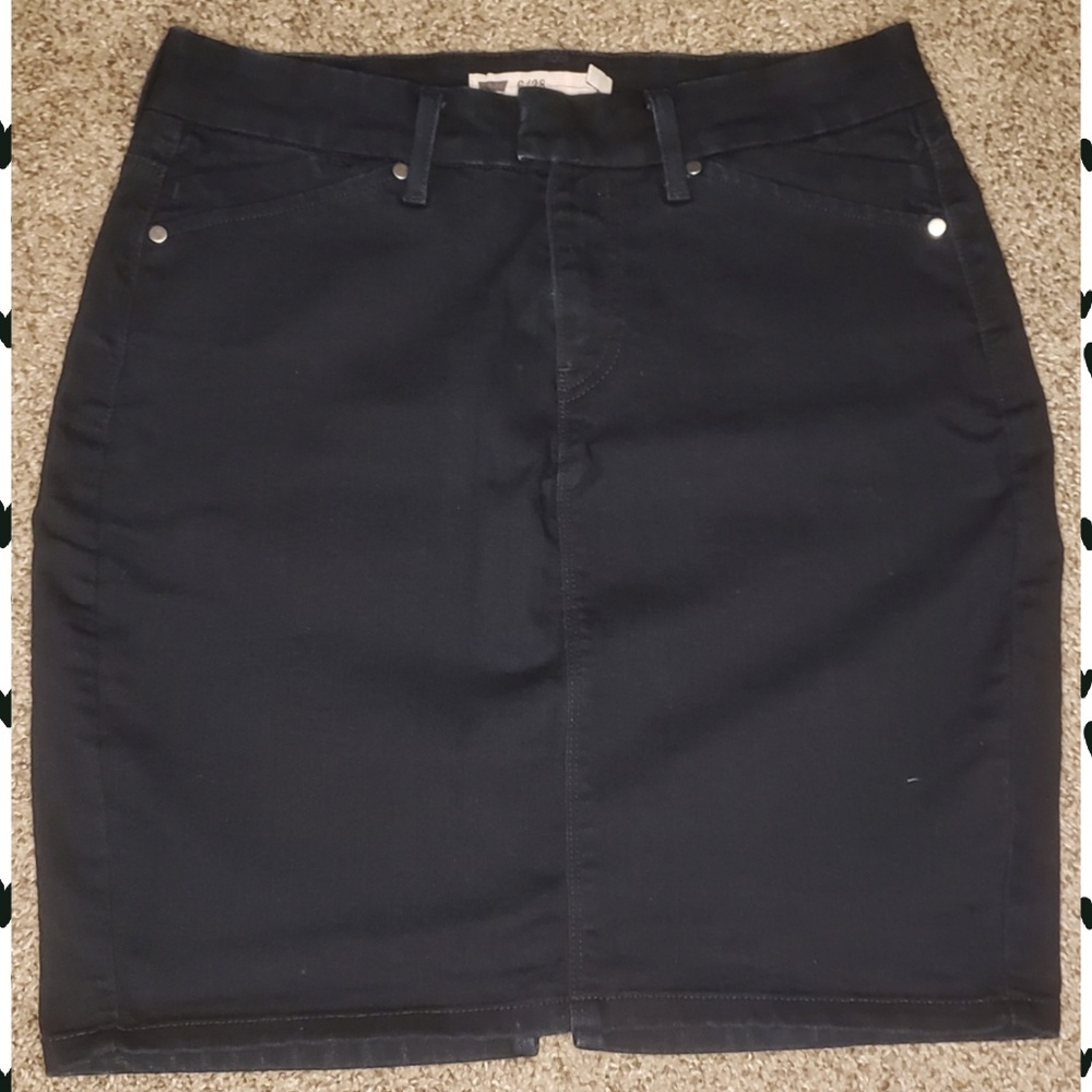 Fun Black Jean Skirt from Levi's